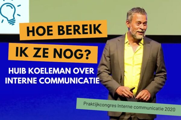 Huib op het podium