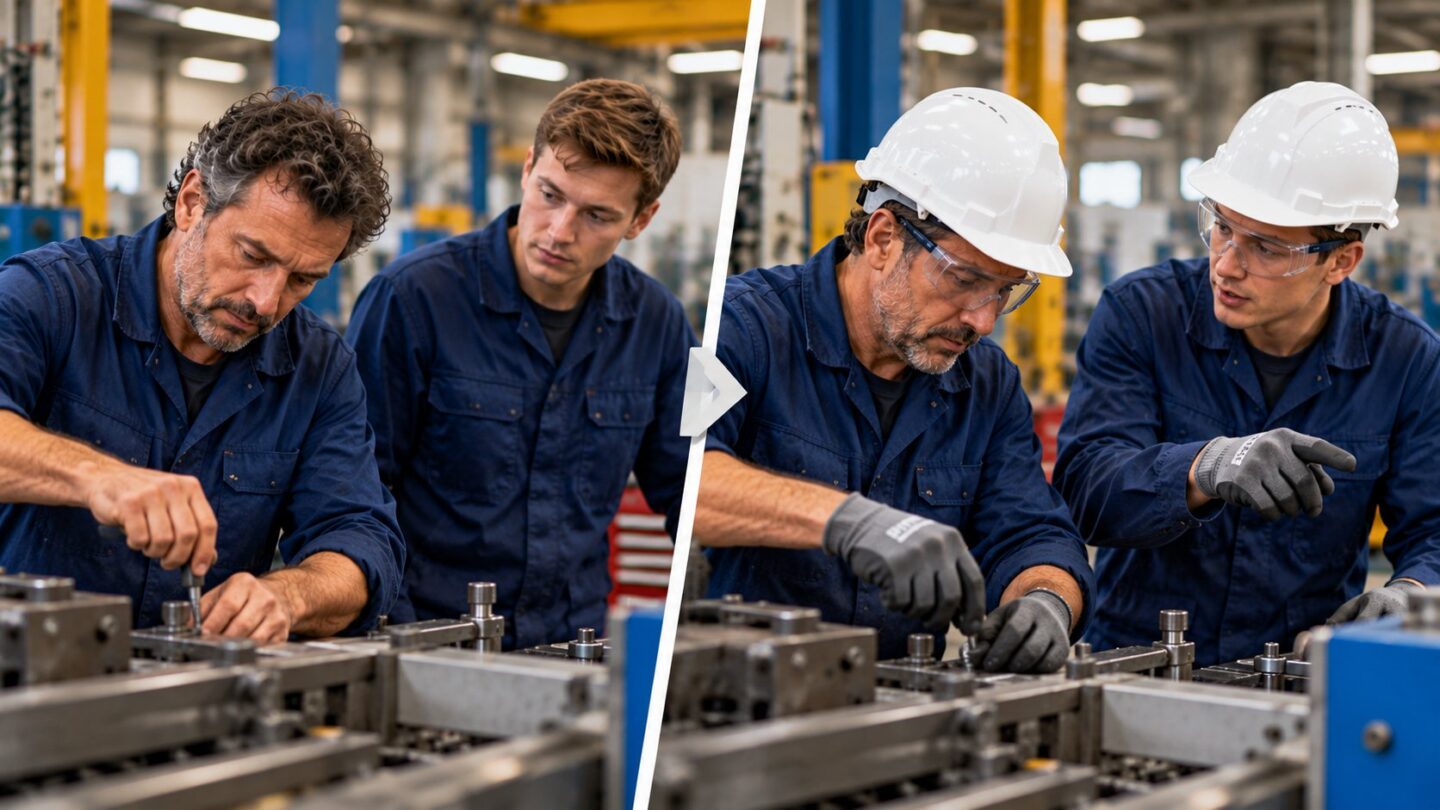 voorbeeld van twee arbeiders vooe en na communicatie. Hoe meet je het effect van interne communicatie